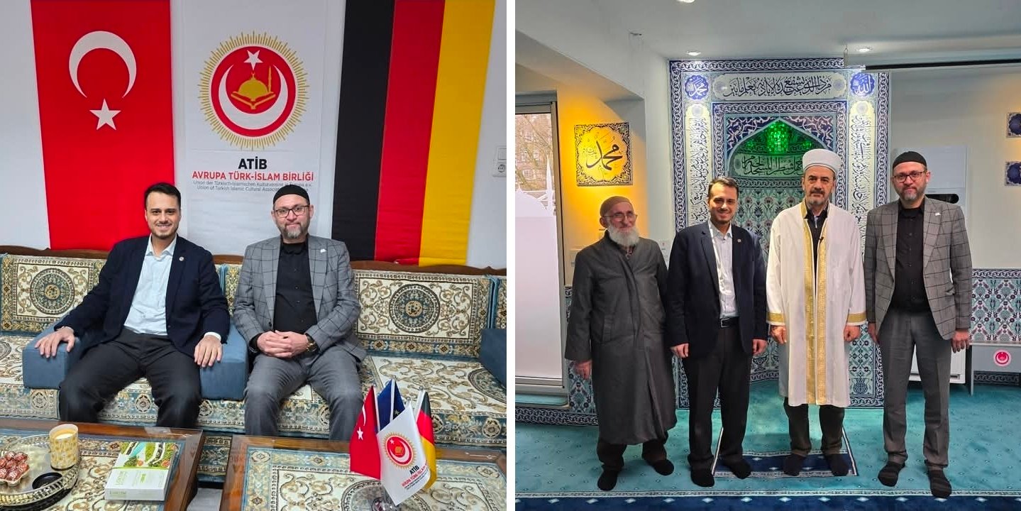 Ditib Garbsen Kocatepe Camii Son dönem Baskani Zafer Yildiz in Atib Haci Bayram Camiisini ziyareti.